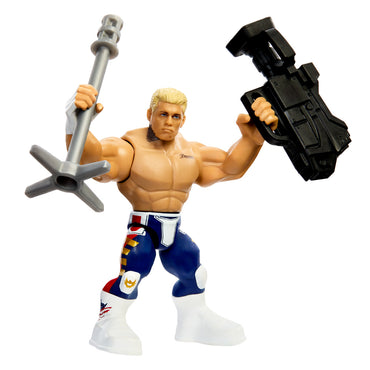 WWE Knuckle Crunchers: Cody Rhodes 3.25" Figure Age 6+ Mattel JHL76