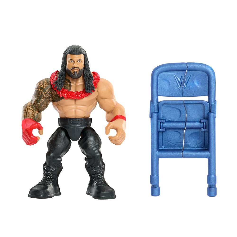 WWE Knuckle Crunchers Roman Reigns Action Figure Age 6+ Mattel JHL80