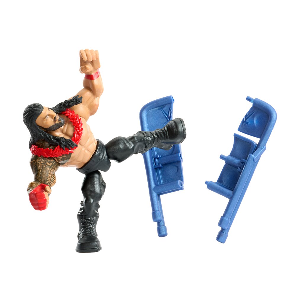WWE Knuckle Crunchers Roman Reigns Action Figure Age 6+ Mattel JHL80