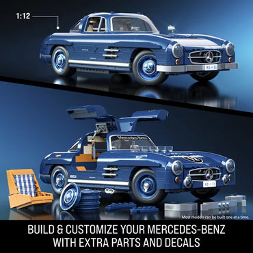 Mattel Brick Shop Hot Wheels Premium Mercedes-Benz 300 SL 1600pcs HWW25