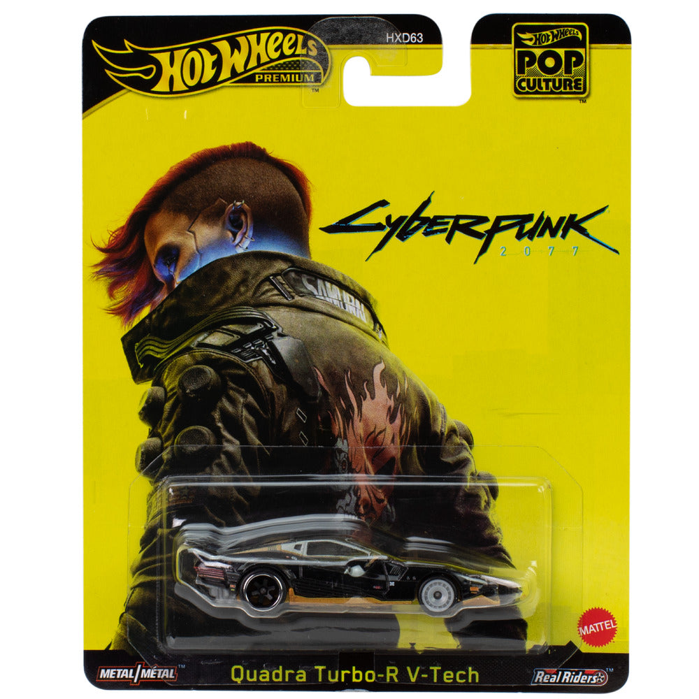 Hot Wheels Premium - Pop Culture: Cyberpunk 2077 Quadra V-Tech Turbo R JBL57