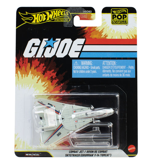 Hot Wheels Premium Pop Culture Gruman F14 Tomcat (G.I. Joe) Age 3+ Mattel JBL77