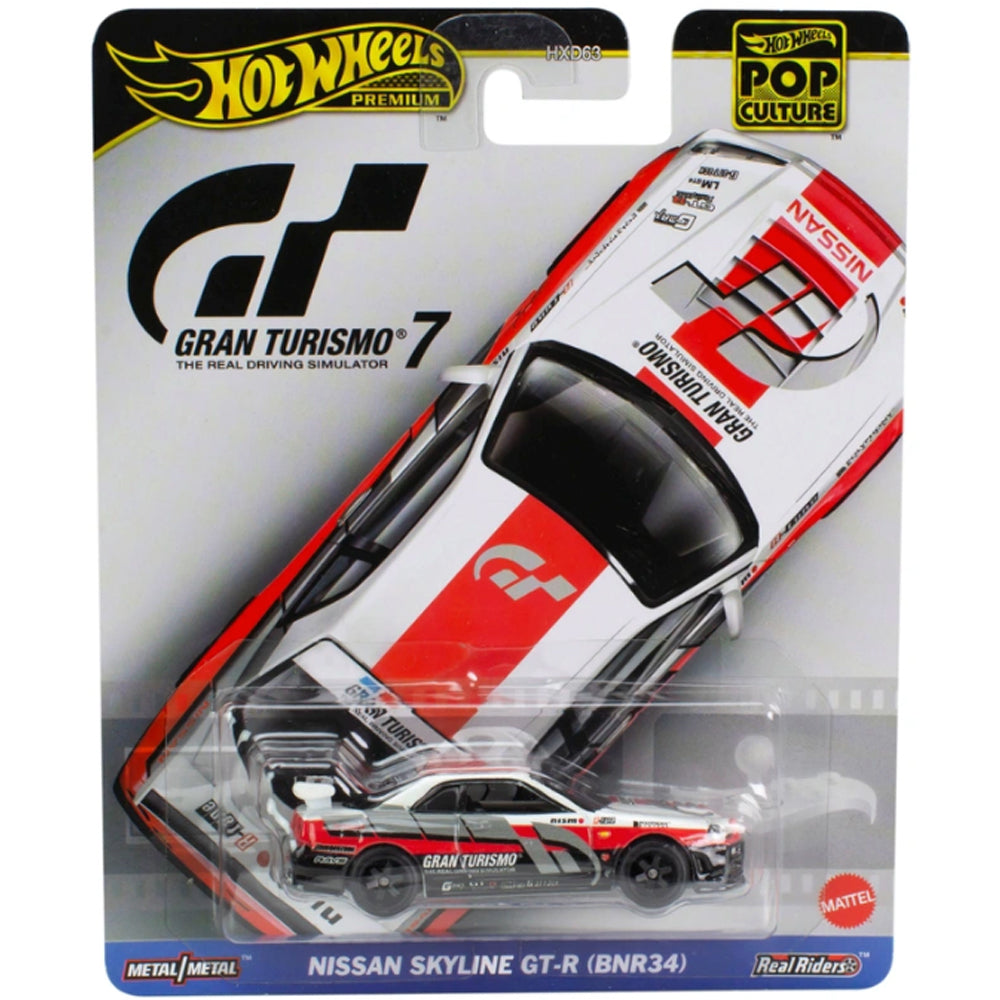 Hot Wheels Pop Culture: Gran Turismo 7 - Nissan Skyline GT-R (BNR34) HKC28