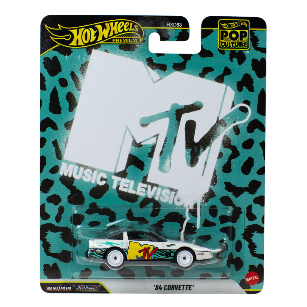 Hot Wheels Premium - Pop Culture: MTV '84 Corvette JHW93