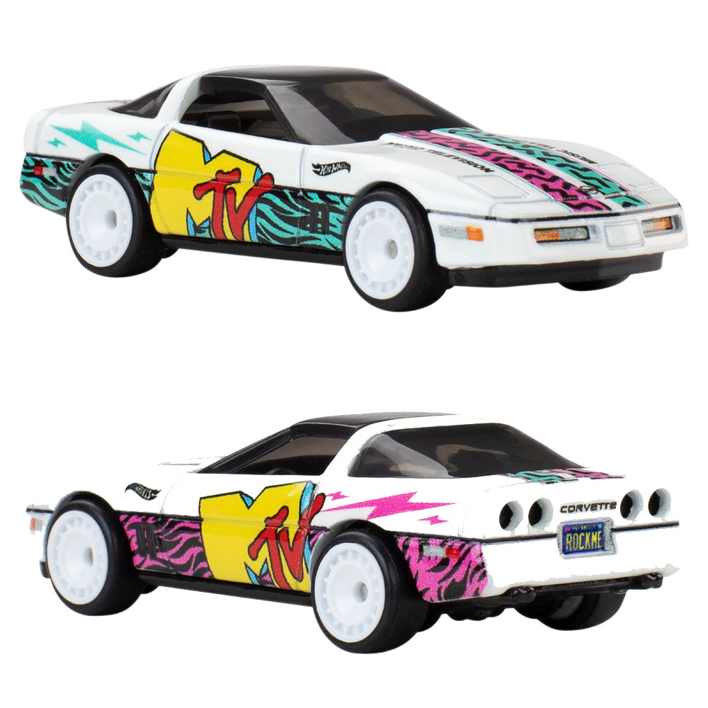 Hot Wheels Premium - Pop Culture: MTV '84 Corvette JHW93