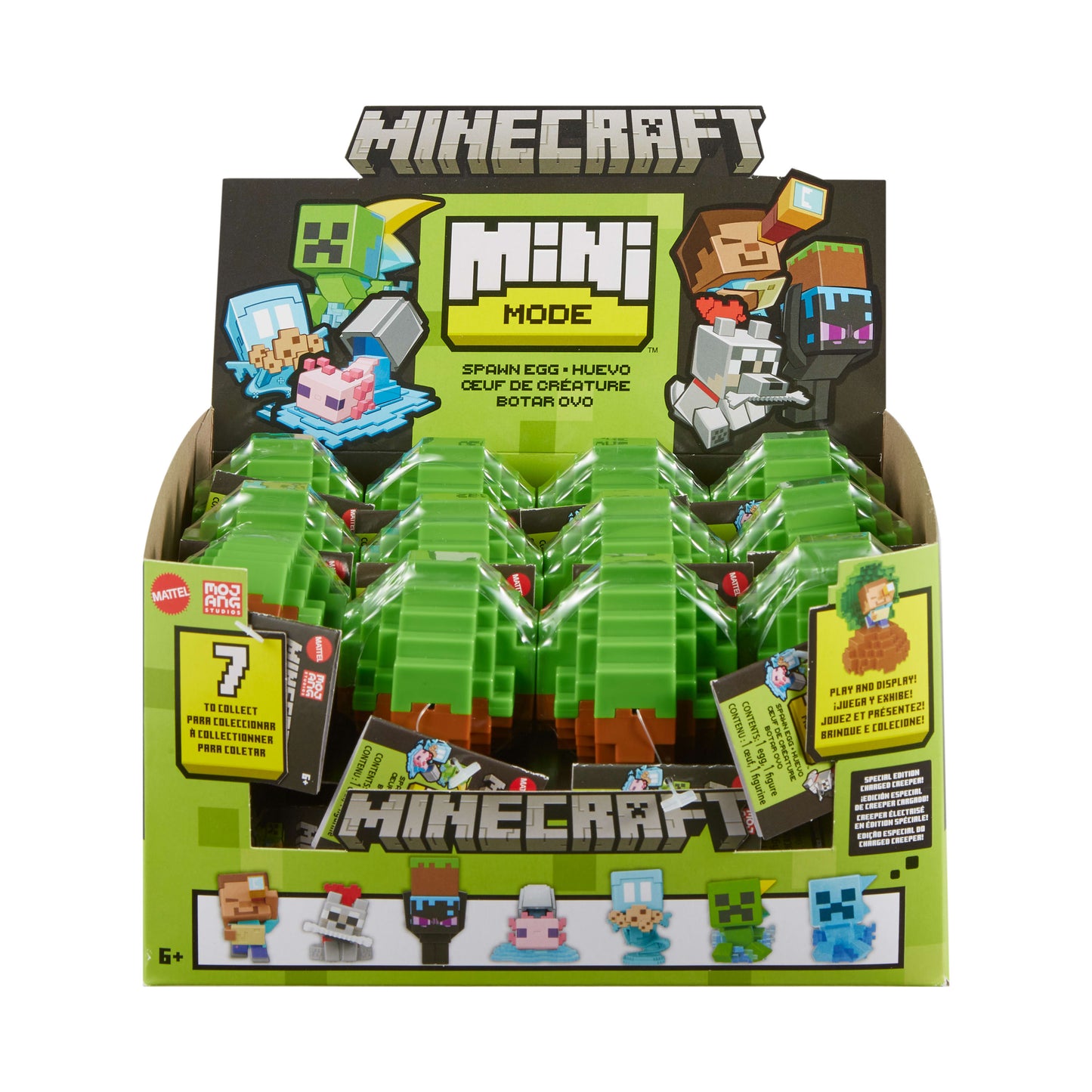 Minecraft Mini Mode Spawn Egg (Assorted) Age 6+ Mattel HXT64