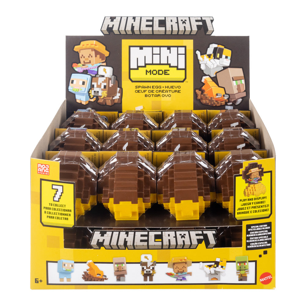 Minecraft Mini Mode Spawn Egg (Assorted) Age 6+ Mattel HXT64