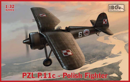 IBG Models 32001 PZL P.11c 1:32 Aircraft Model Kit