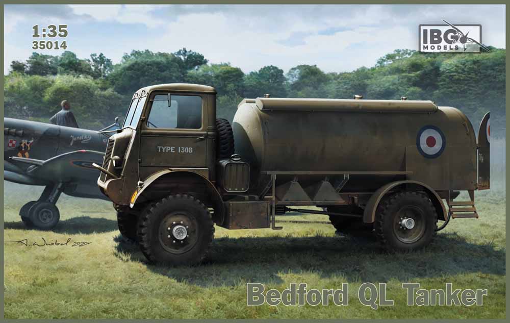 IBG Models 35014 Bedford QL Tanker 1:35 Military Vehicle Model Kit ...
