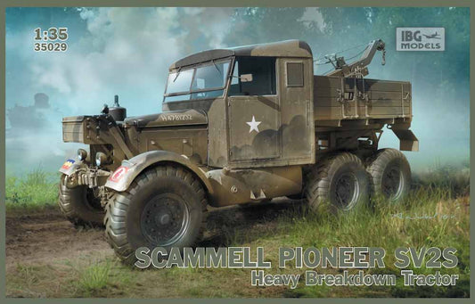 IBG Models 35029 Scammell Pioneer SV2S Heavy Breakdown Tractor 1:35 Model Truck Kit