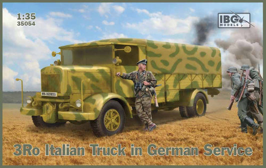 IBG Models 35054 3Ro Italian Truck in German Service 1:35 Military Model Kit