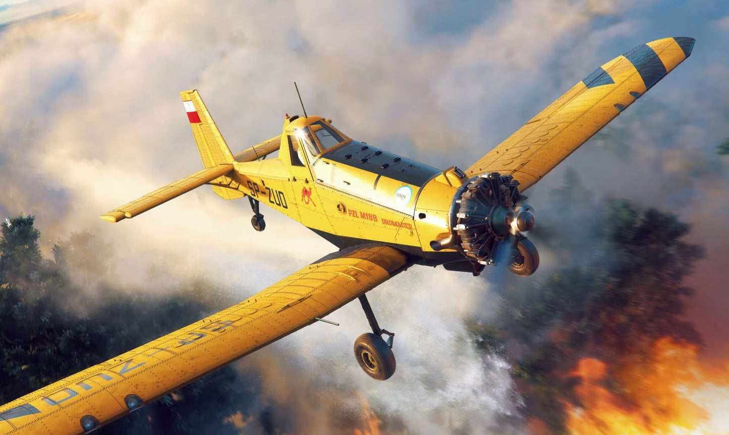 IBG Models 48001 PZL M18B Dromader Polish Firefighter Aircraft 1:48 Model Kit