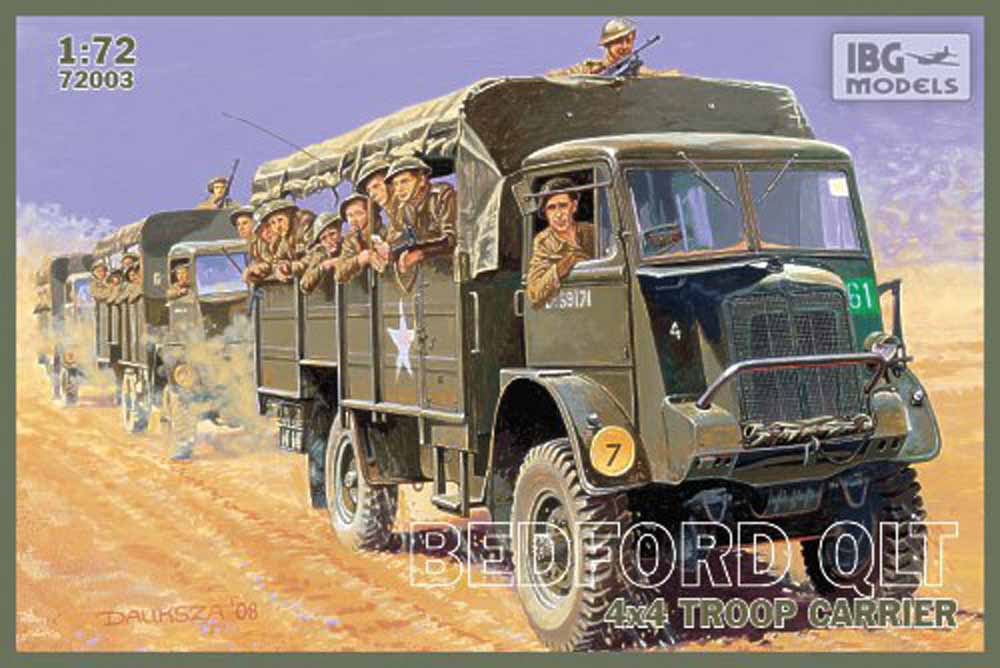 IBG Models 72003 Bedford QLT 1:72 Military Vehicle Model Kit