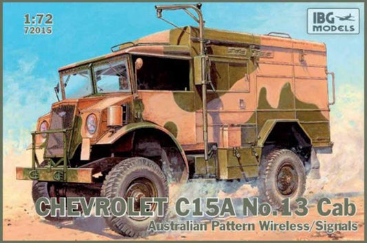 IBG Models 72015 Chevrolet C15A No.13 Cab 1:72 Military Vehicle Model Kit