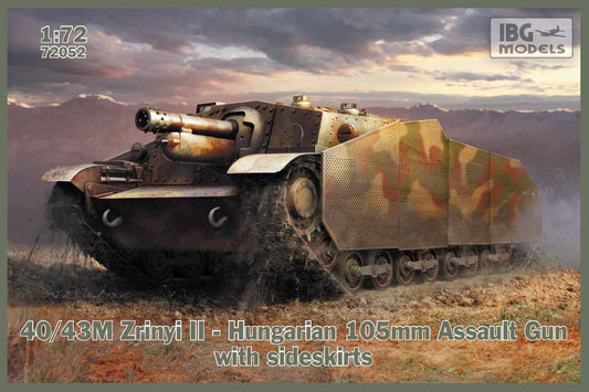 IBG Models 72052 40/43M Zrinyi II 1:72 Military Vehicle Model Kit