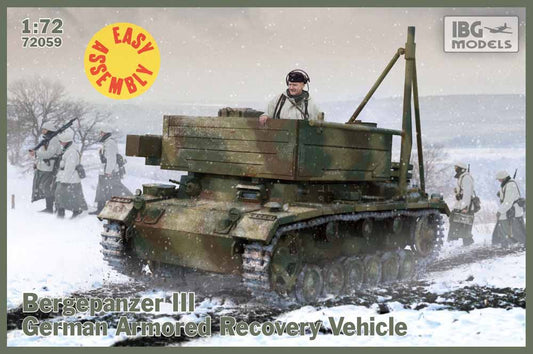 IBG Models 72059 Bergepanzer III 1:72 Military Vehicle Model Kit