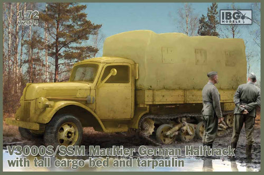 IBG Models 72074 V3000S/SSM Maultier German Half Track 1:72 Military Model Kit