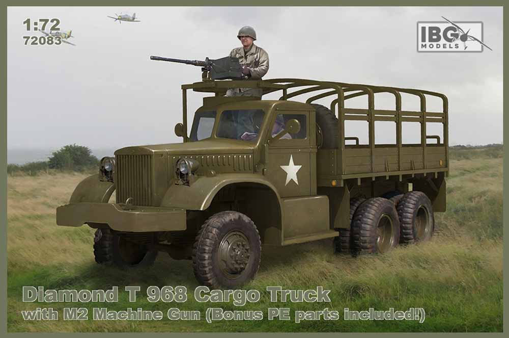 IBG Models 72083 Diamond T 968 Cargo truck 1:72 Military Vehicle Model Kit
