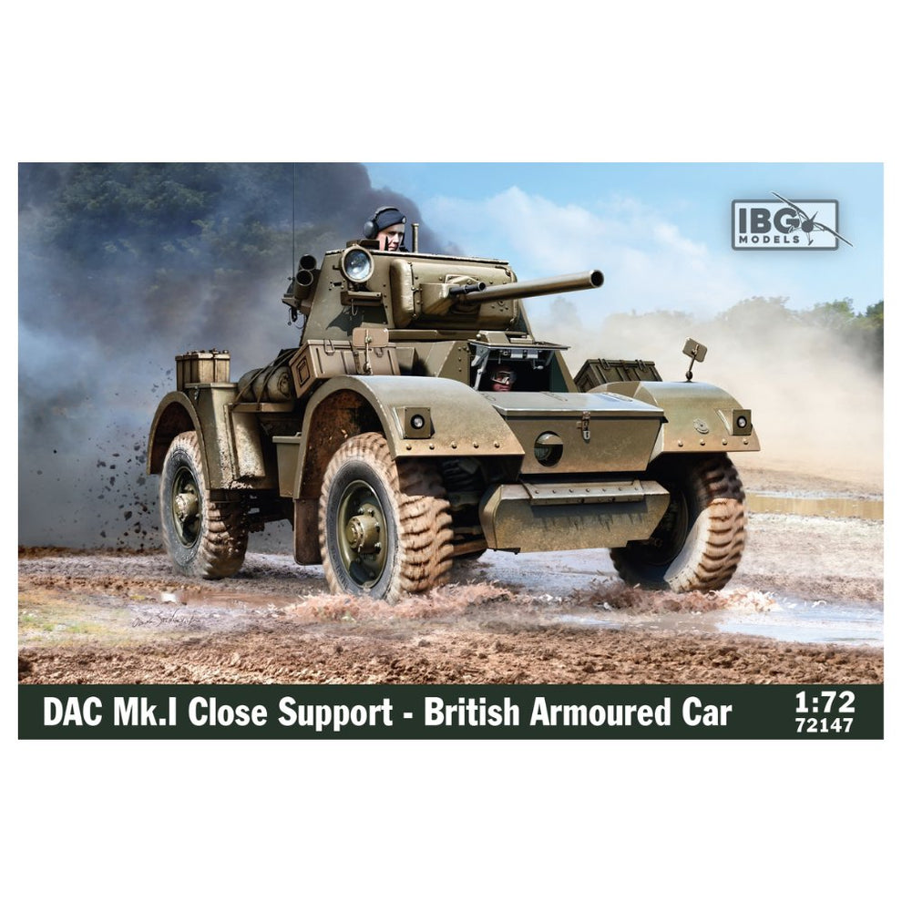 IBG 72147 DAC Mk.I Close Support British Armoured Car 1:72 Model Kit ...