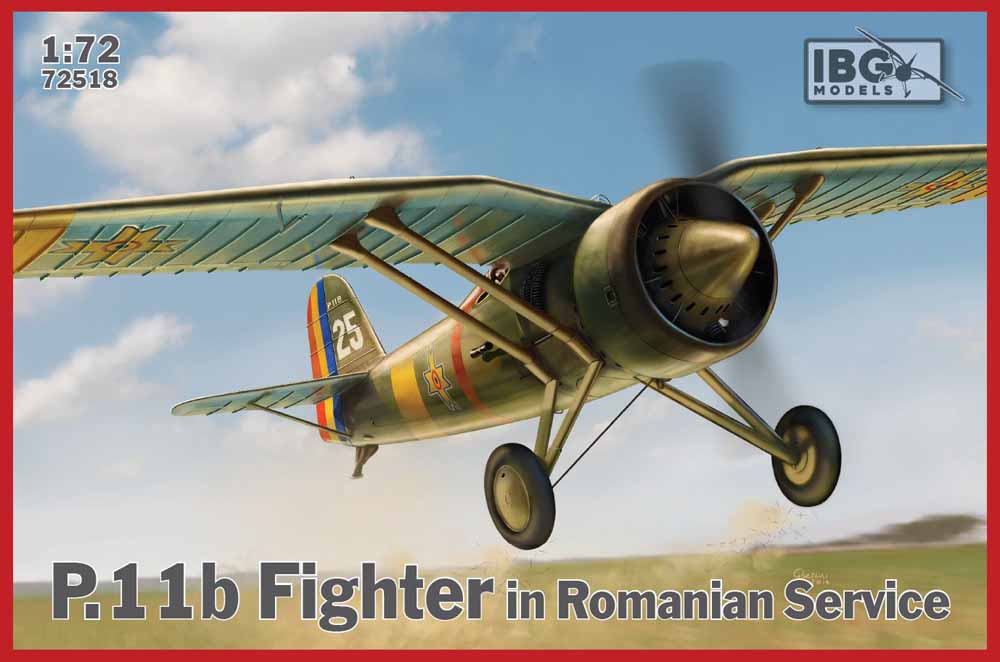 IBG Models 72518 PZL P.11b 1:72 Aircraft Model Kit