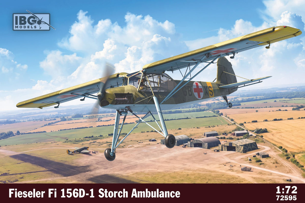 IBG Models 72595 Fieseler Fi-156D-1 Storch Ambulance 1:72 Aircraft Model Kit