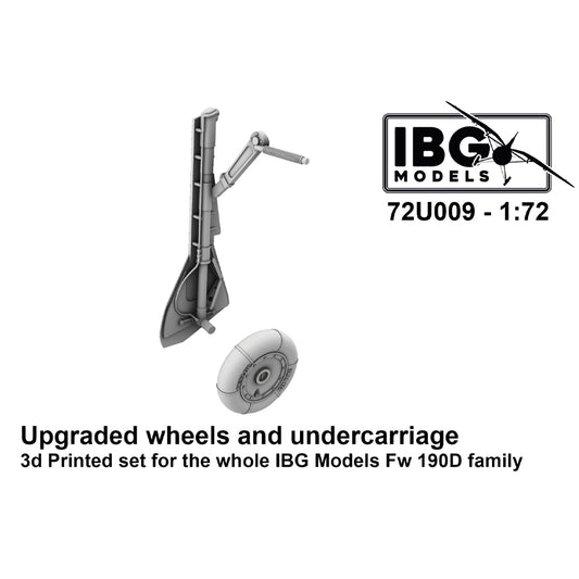 IBG Models 72U009 Fw-190D Upgraded Wheels 1:72 Model Kit