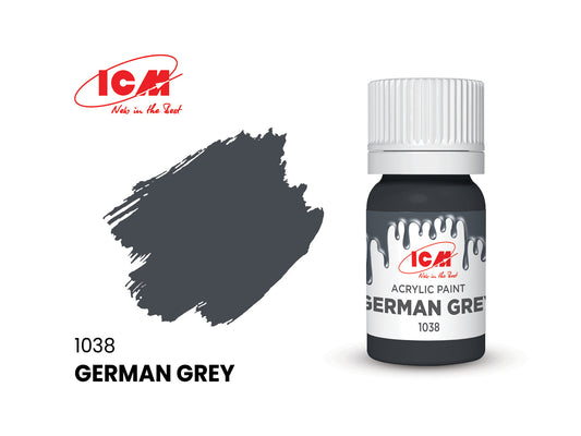ICM 1038 German Grey 12ml Acrylic Paint