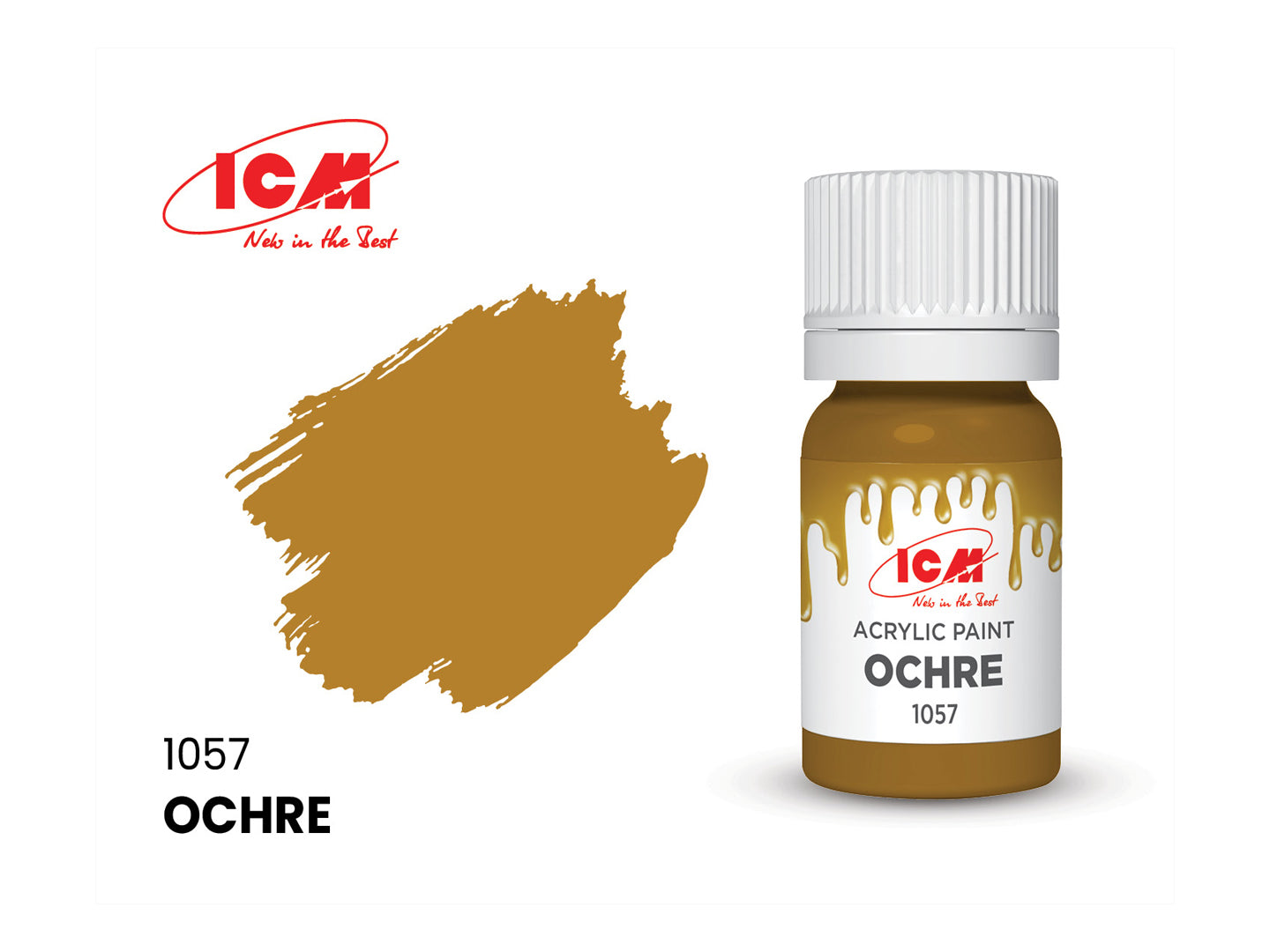 ICM 1057 Ochre 12ml Acrylic Paint