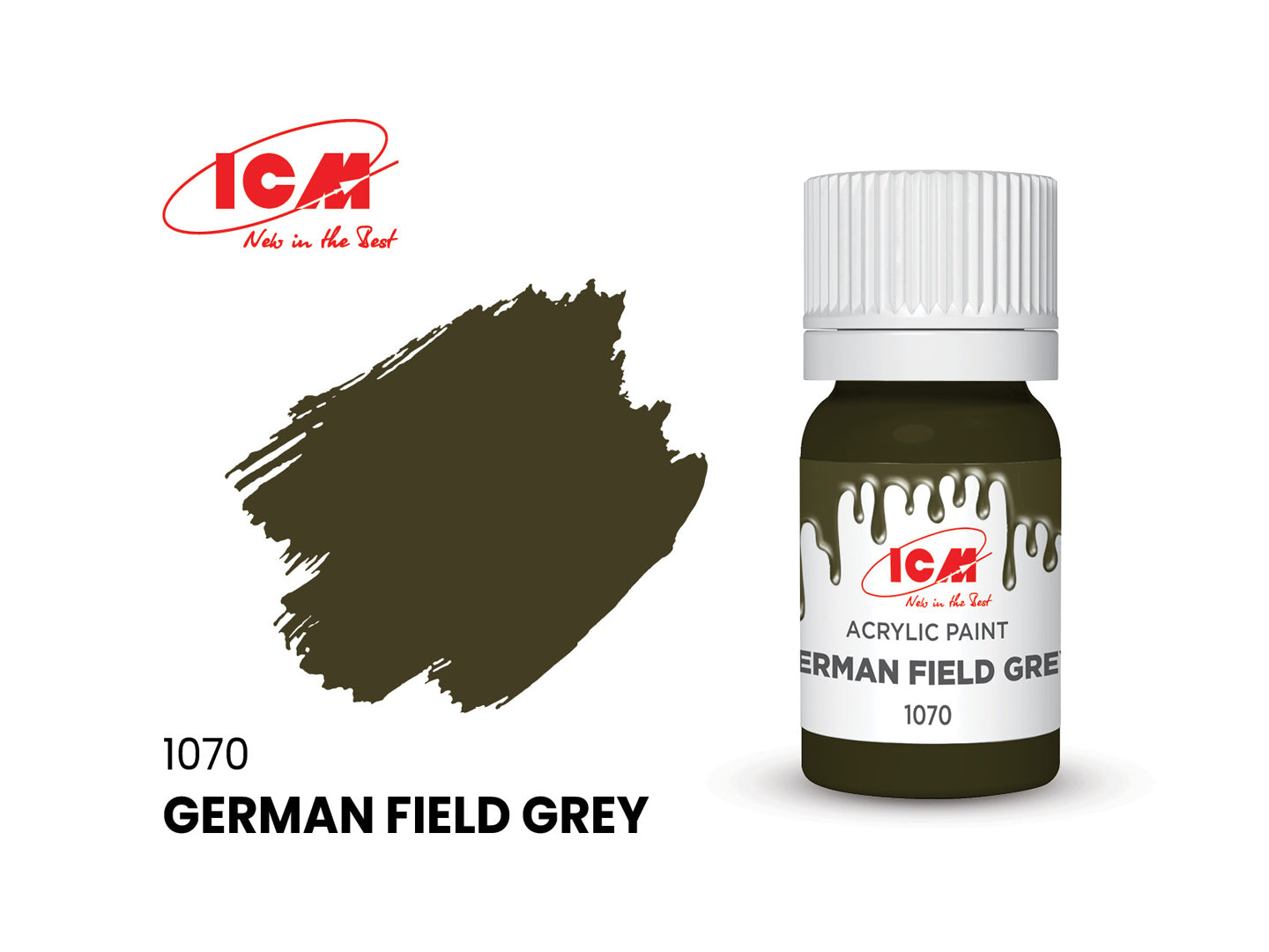 ICM 1070 German Field Grey 12ml Acrylic Paint