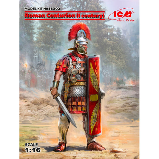 ICM 16302 Centurion (I century) 1:16 Figure Model Kit