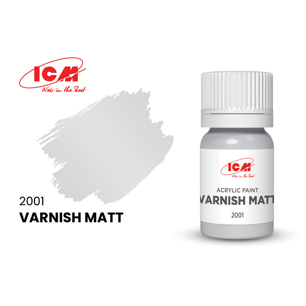ICM 2001 Varnish Matt 12ml Acrylic Paint