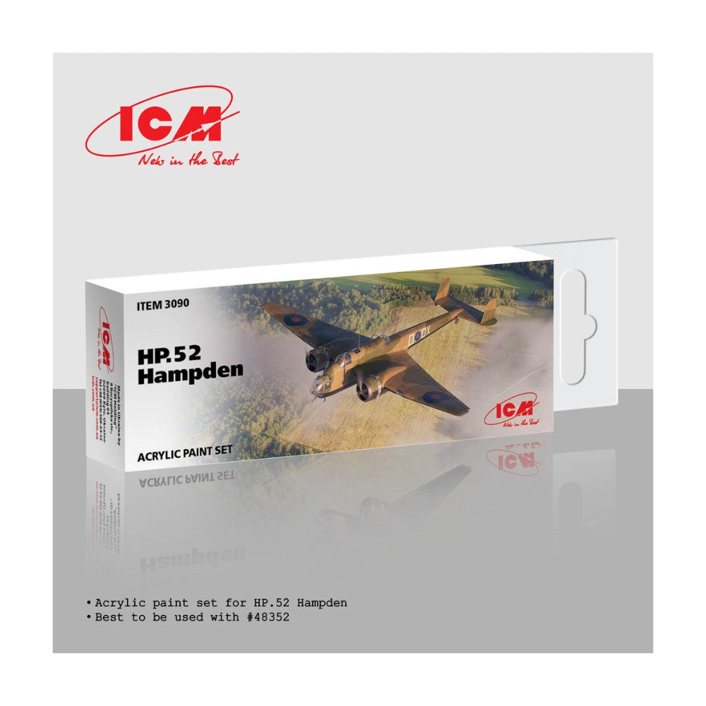 ICM 3090 HP.52 Hampden Model Acrylic Paint Set
