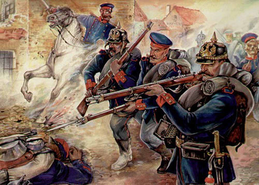 ICM 35012 Prussian Line Infantry 1870/1 1:35 Figure Model Kit