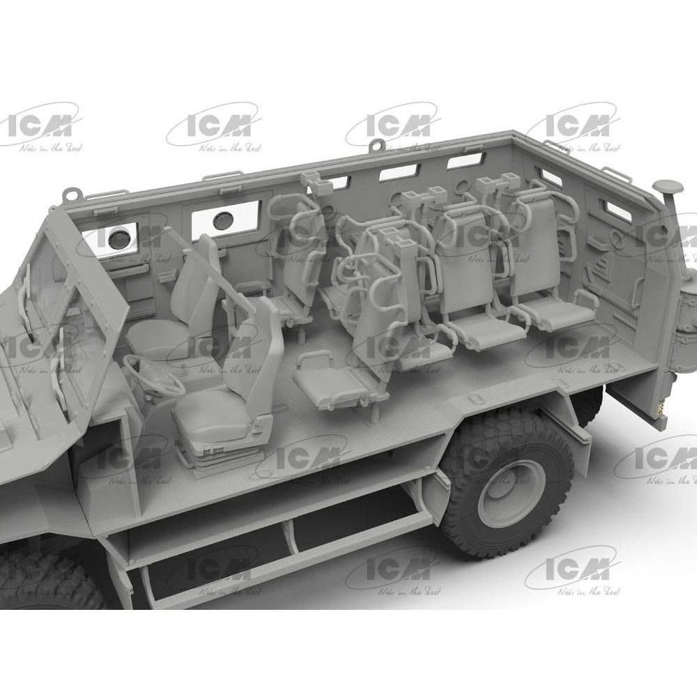 ICM 35014 Kozak-2 Ukrainian MRAP-Class Armoured Vehicle 1:35 Model Kit