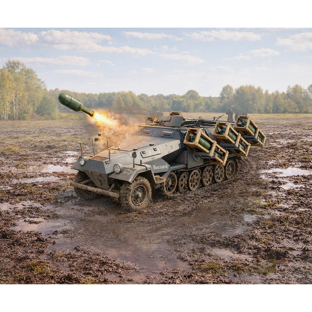 ICM 35107 Stuka zu Fuß' Sd.Kfz. 251/1 Ausf.B 1:35 Model Kit