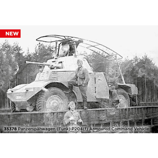 ICM 35378 Panzerspahwagen (Funk) P204(f) ACV 1:35 Model Kit