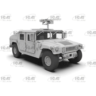 ICM 35437 Armored Humvee M1025A2 Armament Carrier 1:35 Model Kit