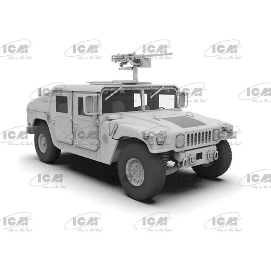 ICM 35437 Armored Humvee M1025A2 Armament Carrier 1:35 Model Kit