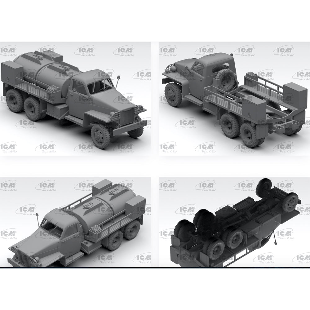 ICM 35492 Studebaker US6-U5 WWII US Gasoline Tank Truck 1:35 Model Kit
