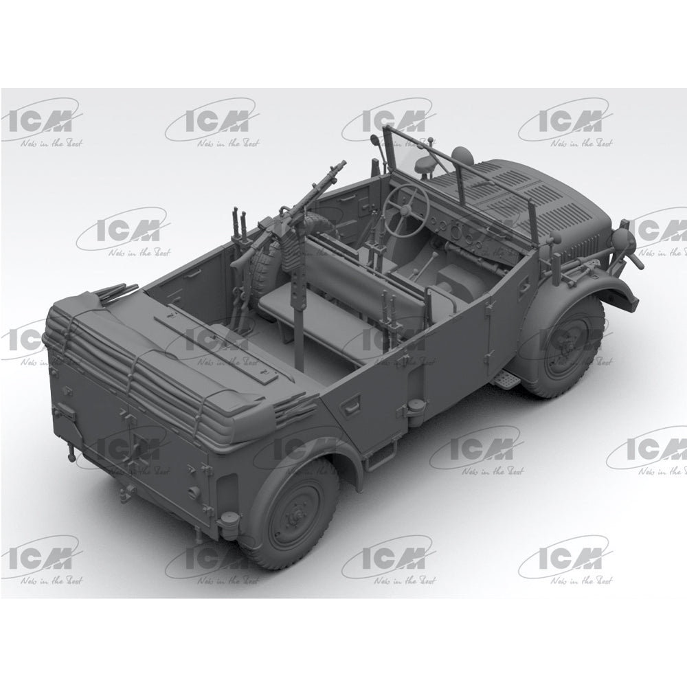ICM 35502 Kfz.70 with MG 34 WWII German Vehicle 1:35 Model Kit
