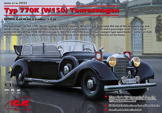 ICM 35533 Typ 770K (W150) Tourenwagen 1:35 Military Vehicle Model Kit