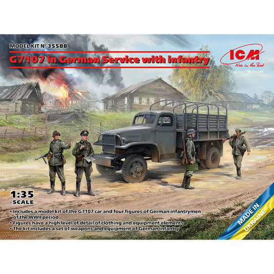 ICM 35588 G7107 in German Service w/Infantry 1:35 Model Kit