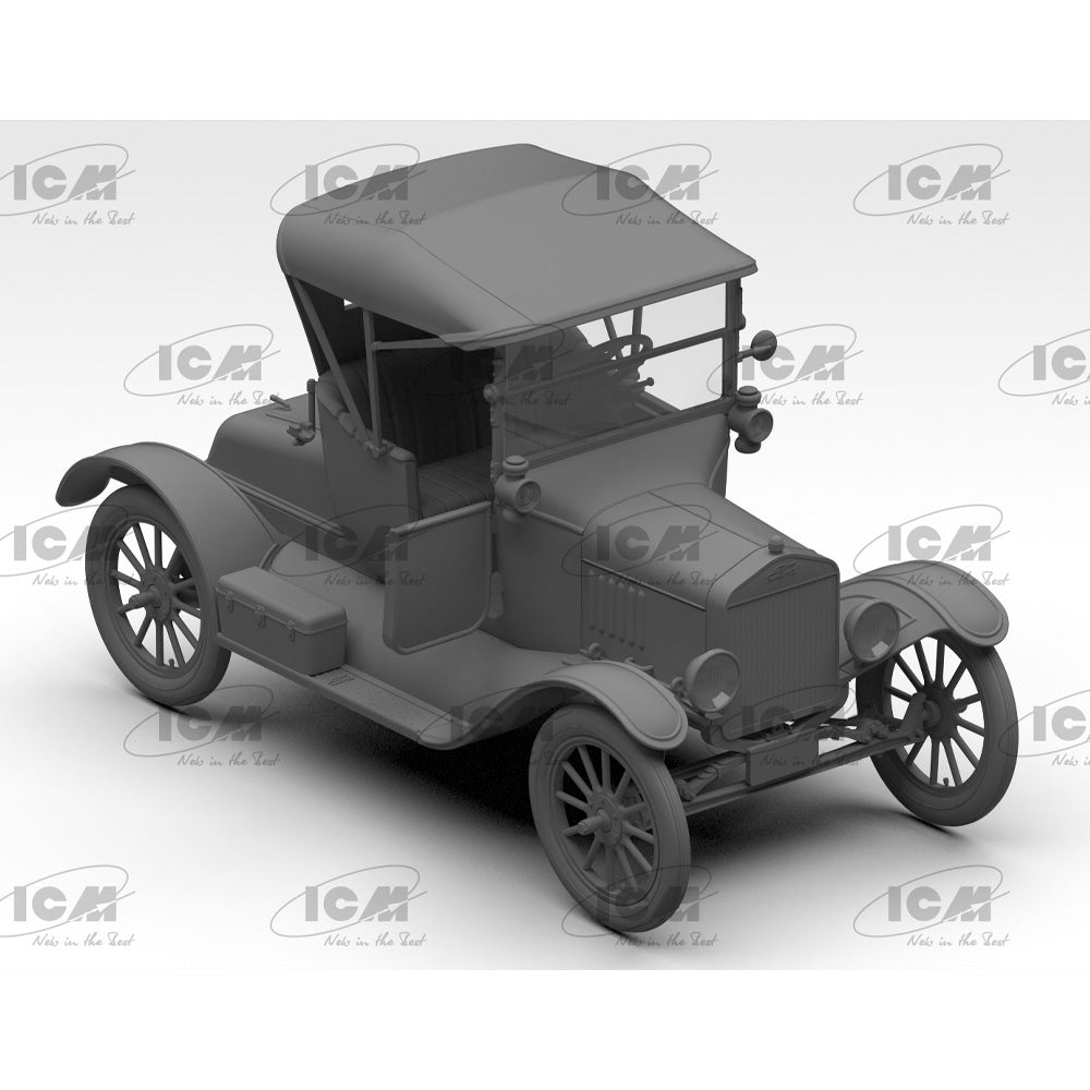 ICM 35831 Ford Model T Runabout 1918 American Passenger Car 1:35 Model Kit