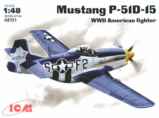 ICM 48151 North-American P-51D-15 Mustang 1:48 Aircraft Model Kit