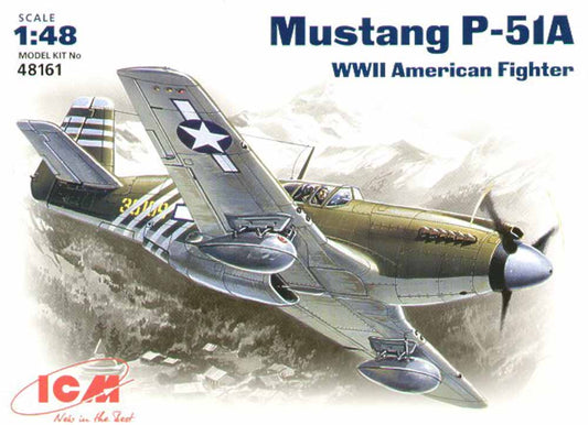 ICM 48161 North-American P-51A Mustang USAF 1:48 Aircraft Model Kit
