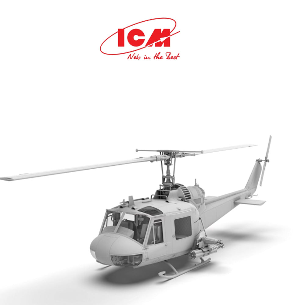 ICM 48293 UH-1C Huey Gunship 1:48 Model Kit