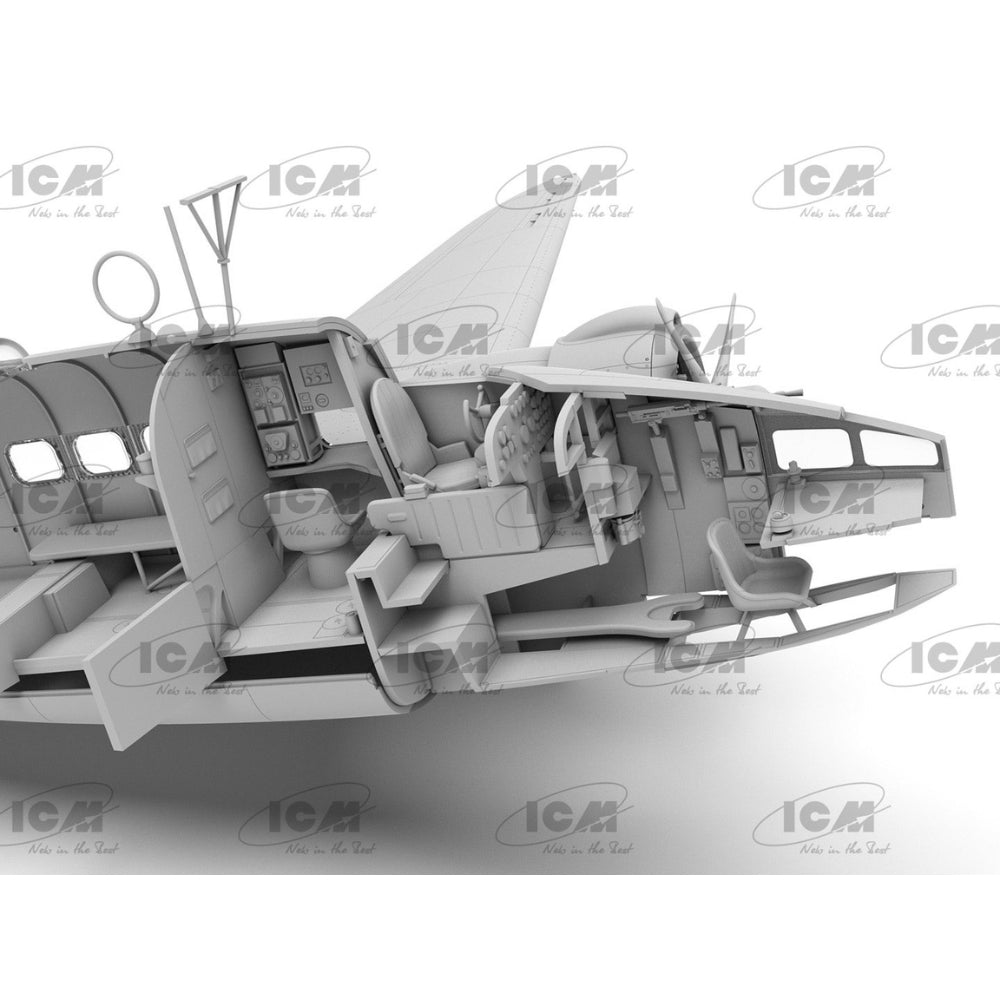 ICM 48330 Lockheed Hudson PBO-1 Maritime Patrol Bomber 1:48 Model Kit