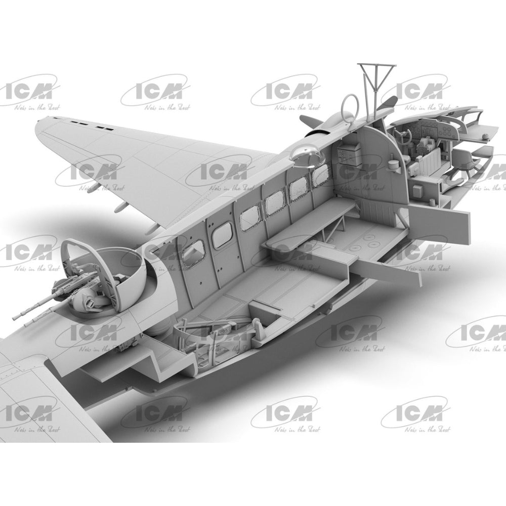 ICM Lockheed Hudson Mk III WWII Light Bomber 1:48 Model Kit - 48331