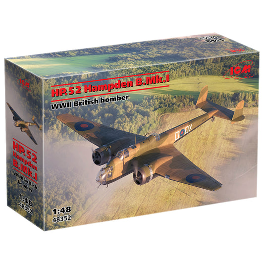 ICM 48352 Handley-Page HP.52 Hampden B Mk.I 1:48 Model Kit