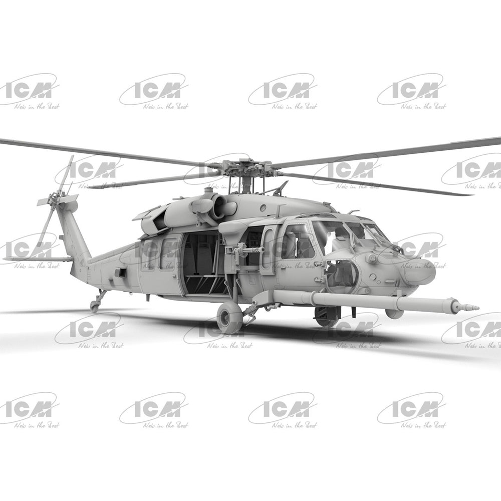 ICM 48360 MH-60L Black Hawk US Special Forces Helicopter 1:48 Model Kit